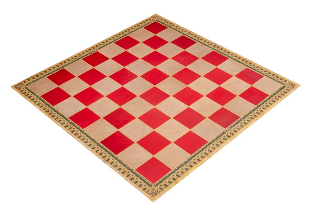 Red Roll up Carton Pierre Mousepad Chess Board