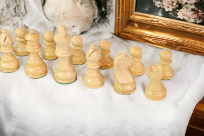 15.75 Inch Anegre Classic Chess Set and Slide lid Box - Official Staunton™ 
