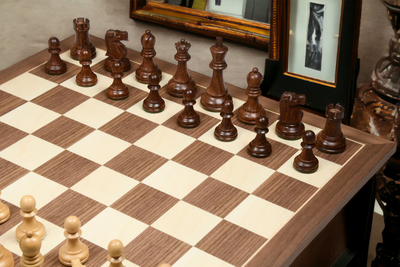 Fischer Anjan Walnut Chess Set - Official Staunton™ 
