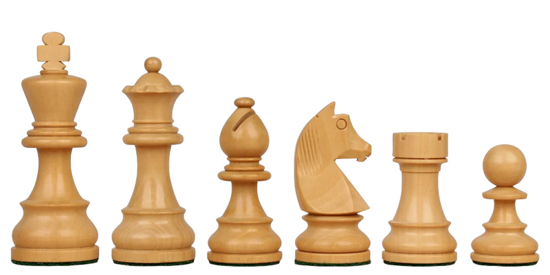 3" Staunton Classic Acacia Chess Pieces & Bag - Official Staunton™ 