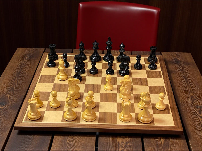 Elite Black Competition Pro 15.75" Walnut Board & Slide Lid Box