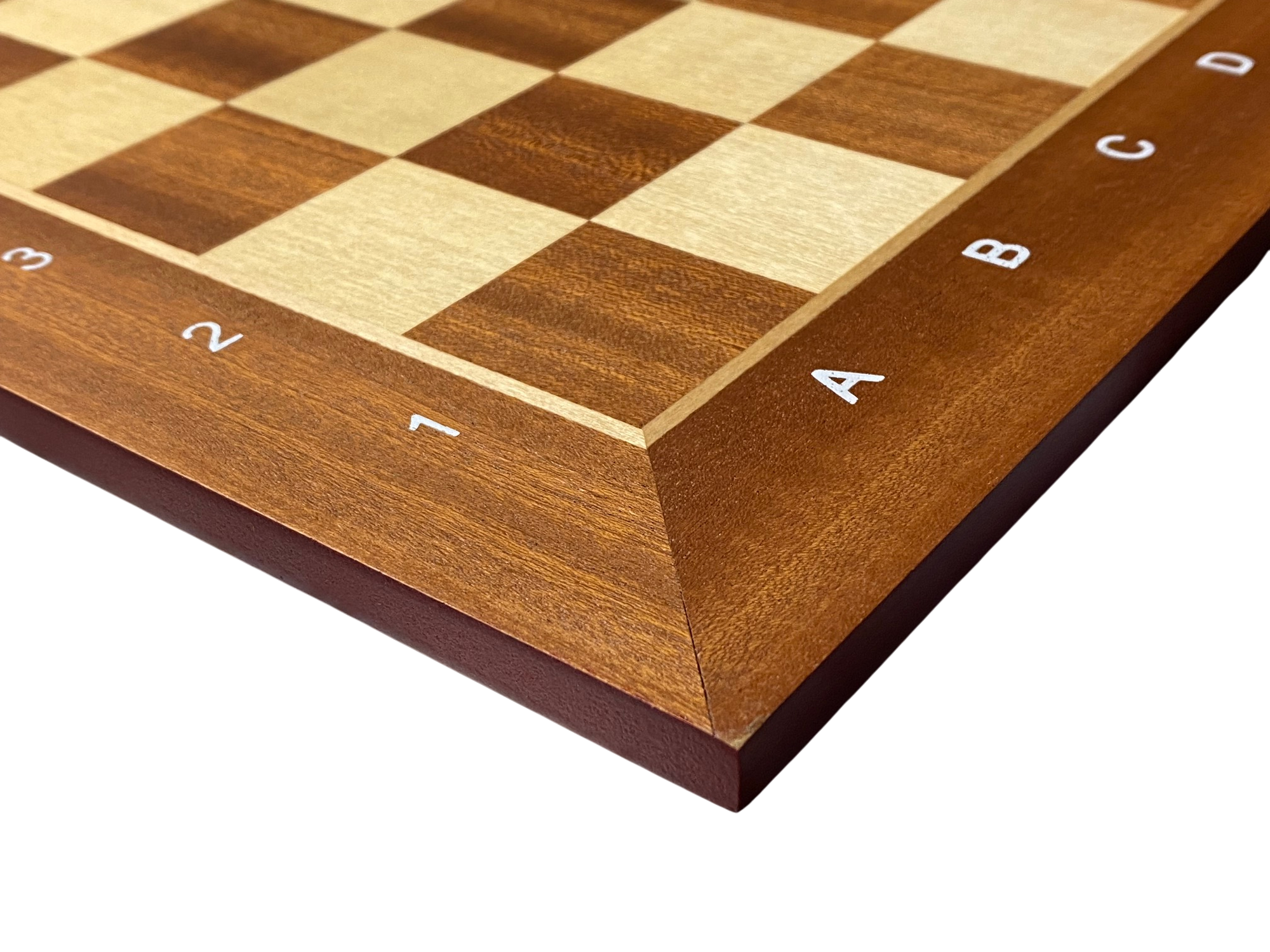 15.75" Acacia Classic Agebraic Mahogany Chess Set & Slide Lid Box