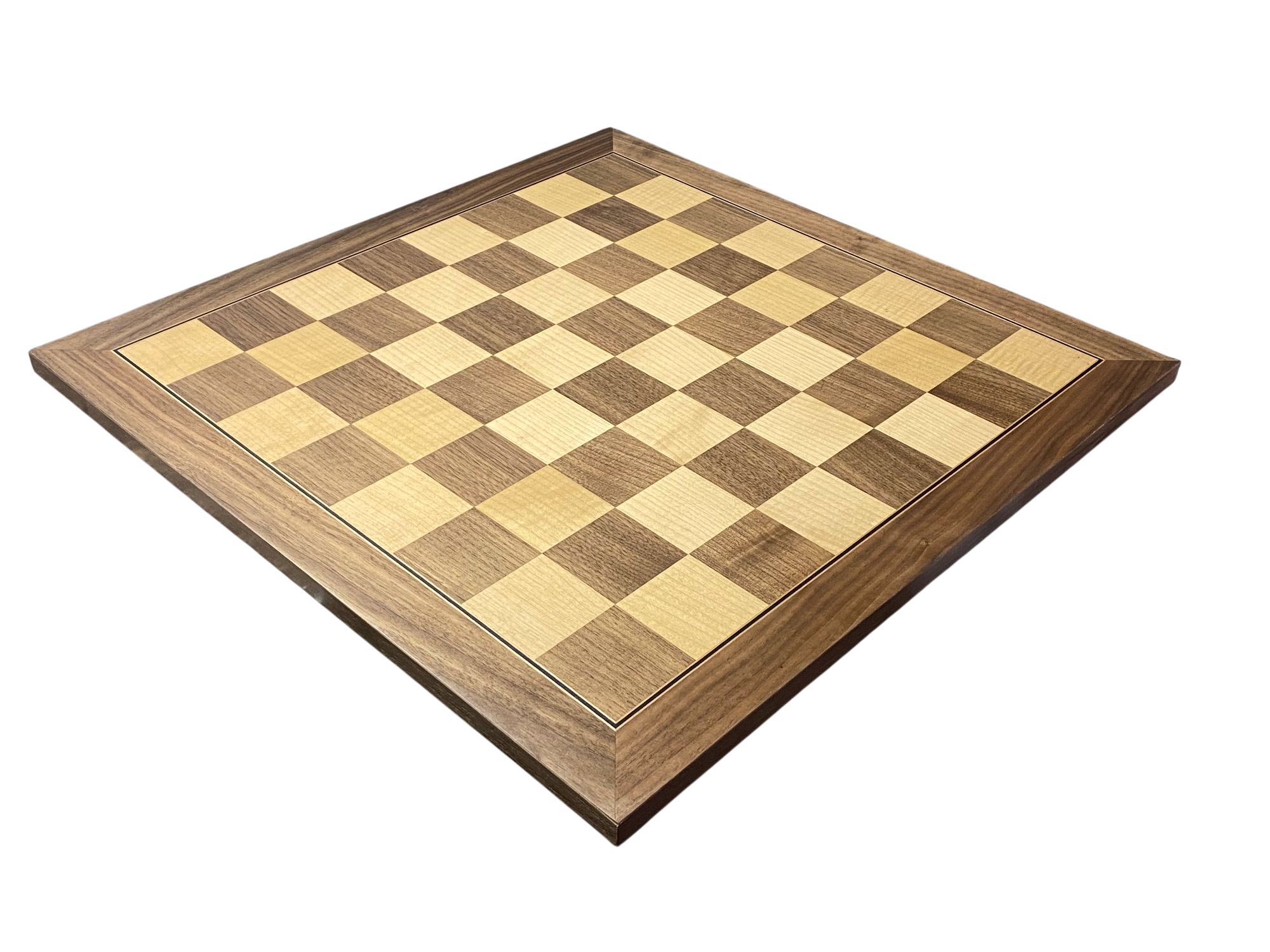 52cm Walnut Deluxe Chess Board