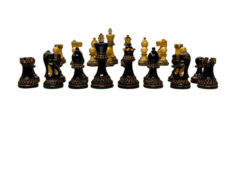 3" Artistic Parker Chess Pieces - Official Staunton™ 