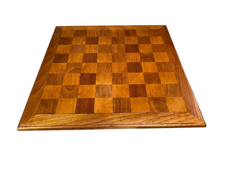 Dropjaw Staunton Chess Set – Heavy Relic Antique Board & Mahogany Box