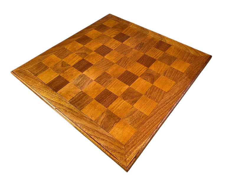 Dropjaw Staunton Chess Set – Heavy Relic Antique Board & Mahogany Box