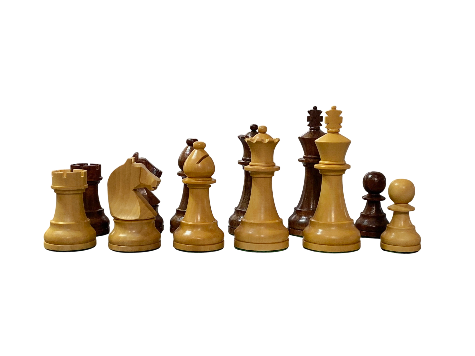 CMI- Club Player Acacia Mahogany Deluxe Combination Chess Set
