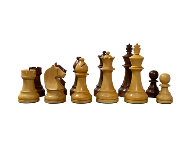CMI- Design Acacia Mahogany Deluxe Combination Chess Set