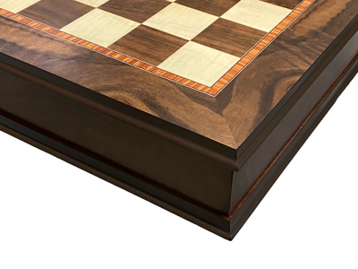 Luxury Italian Walnut Lid Chess Cabinet - Official Staunton™ 