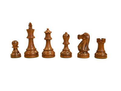 Deluxe Staunton Acacia Chess Pieces – 3.75-Inch King
