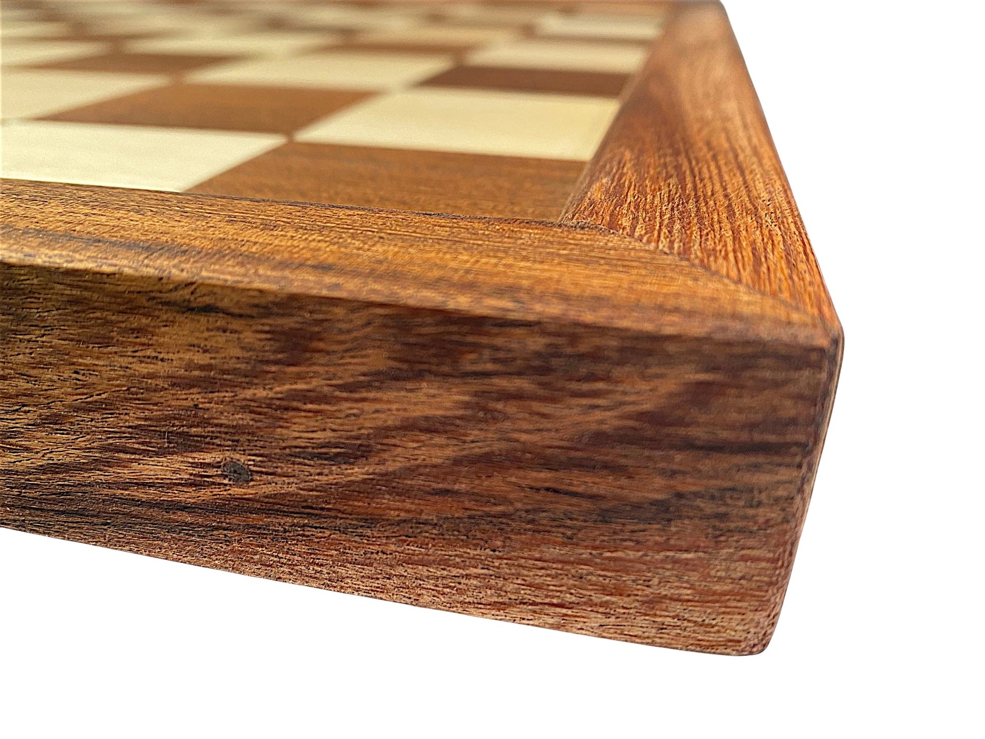 21" Handmade Solid Framed Acacia & Maple Wood Chess Board