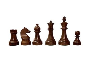 CMI- Design Acacia Mahogany Deluxe Combination Chess Set
