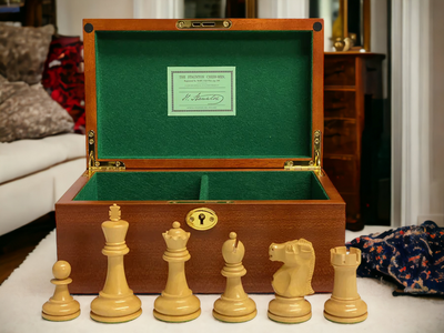 1972 Staunton Fischer Rosewood Chess Pieces and Mahogany Box - Official Staunton™ 