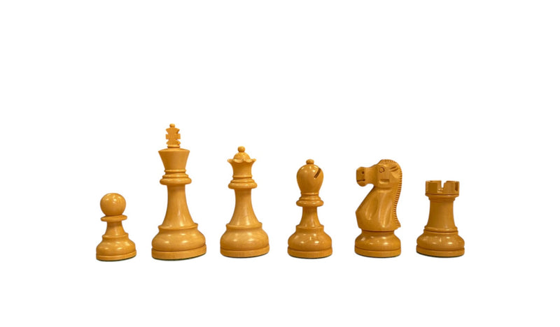 Deluxe Staunton Acacia Chess Pieces – 3.75-Inch King