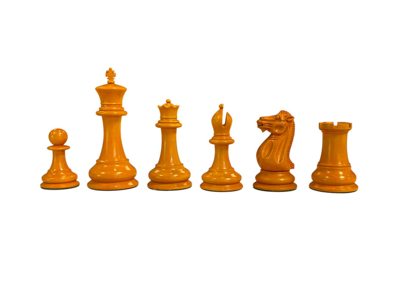1849 Antiqued Ebony Chess Pieces