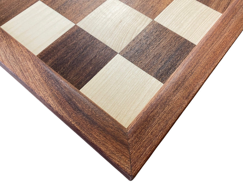 21" Handmade Solid Framed Acacia & Maple Wood Chess Board