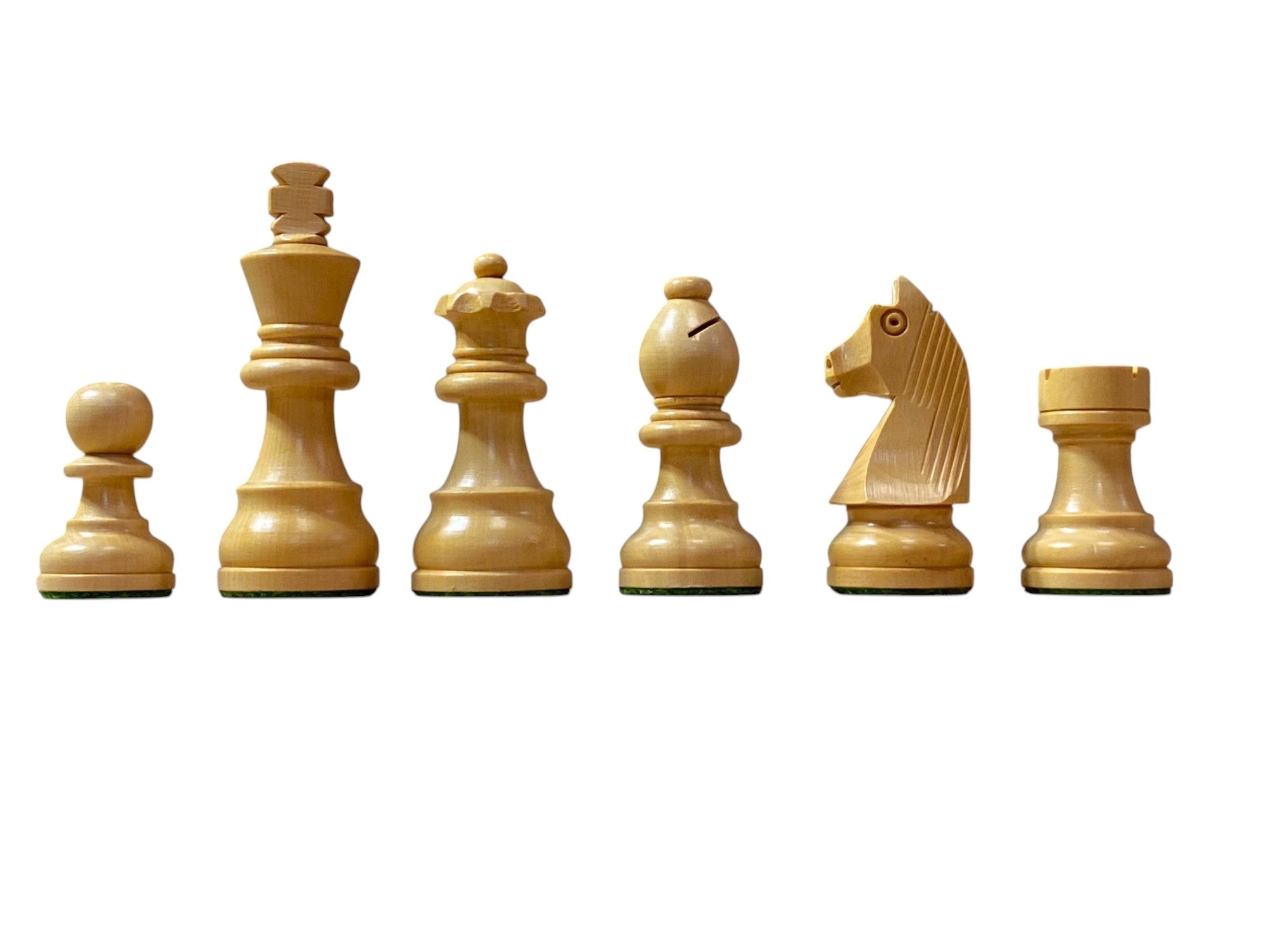 3 Inch Club Classic Ebonised Chess Pieces