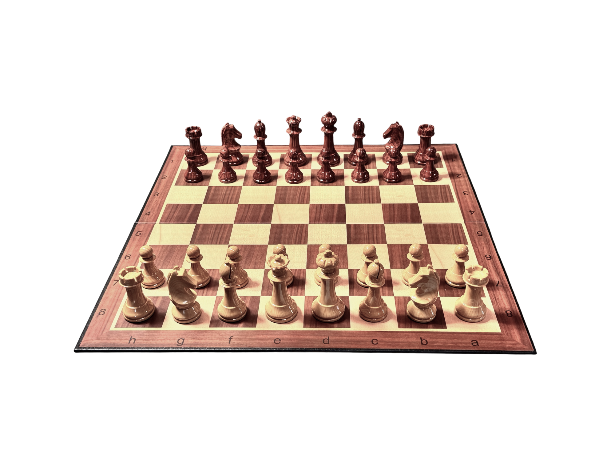 World Chess Style ABS Chessmen and Card Folding Board