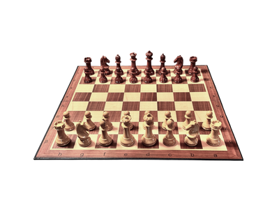 World Chess Style ABS Chessmen and Card Folding Board