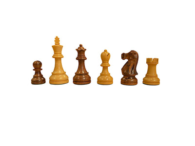 Deluxe Staunton Acacia Chess Pieces – 3.75-Inch King