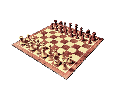 World Chess Style ABS Chessmen and Card Folding Board
