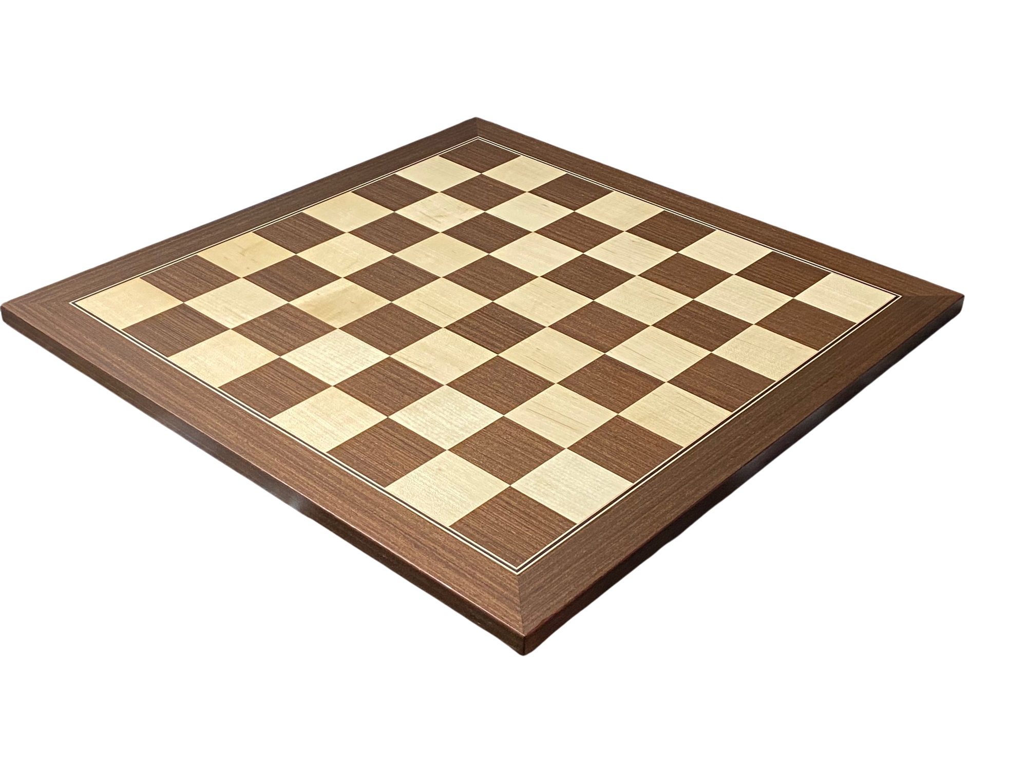 52cm Ebony Wenge and Maple Deluxe Chessboard