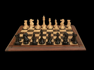 Championship Staunton Ebony Chess Set with 21-Inch Luxury Ebony Rosewood Board