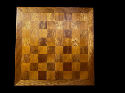 Dropjaw Staunton Chess Set – Heavy Relic Antique Board & Mahogany Box