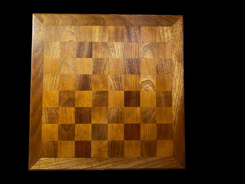 Dropjaw Staunton Chess Set – Heavy Relic Antique Board & Mahogany Box