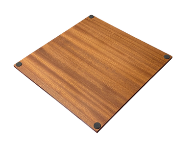 15.75" Acacia Classic Agebraic Mahogany Chess Set & Slide Lid Box