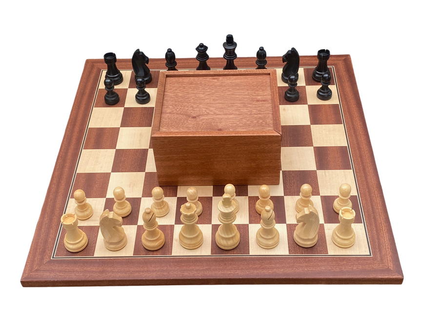 Set Pezzi Scacchi Grandmaster Staunton Francese - Bosso Antico - Altezza Re 4,1" - RoyalChessMall - Foto 5