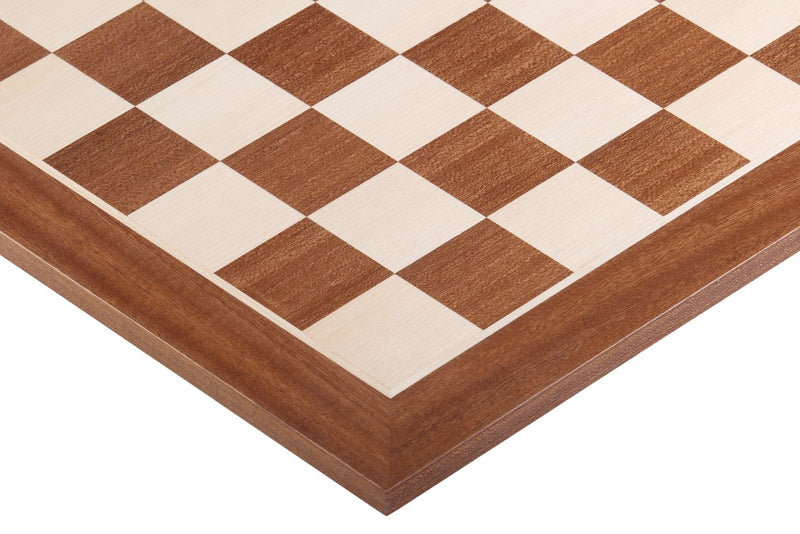 17" Mahogany & Sycamore Chessboard