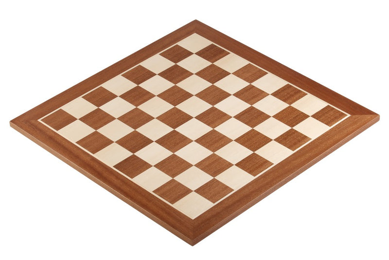 17" Mahogany & Sycamore Chessboard