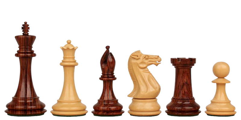 Salvador Anjan Rosewood Wood Chess Pieces - Official Staunton™ 