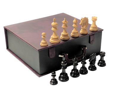 Andalusian Luxury Chess Pieces & Presentation Case - Official Staunton™ 