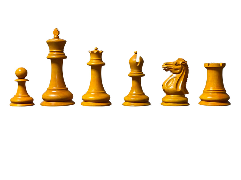 1849 Antiqued Ebony Chess Pieces - Official Staunton™ 