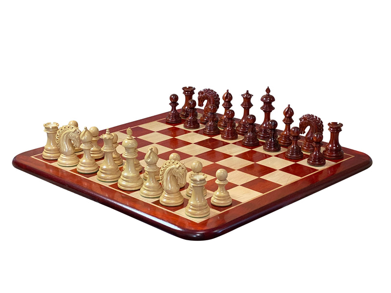 Appaloosa Ezekiel Redwood Luxury Chess Set Combination - Official Staunton™ 