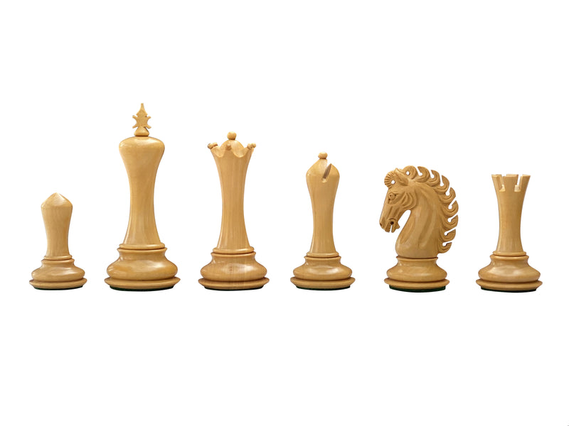 Emperor Series Padauk Chess Pieces - Official Staunton™ 