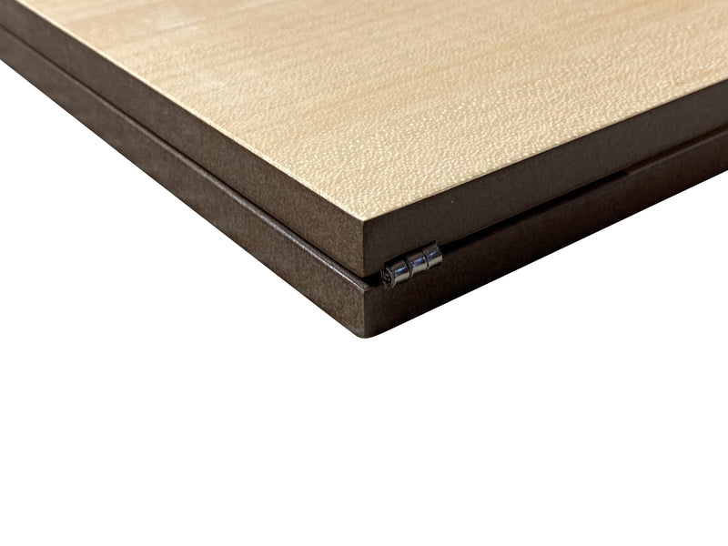 Economy Walnut Folding Chess Set - Official Staunton™ 