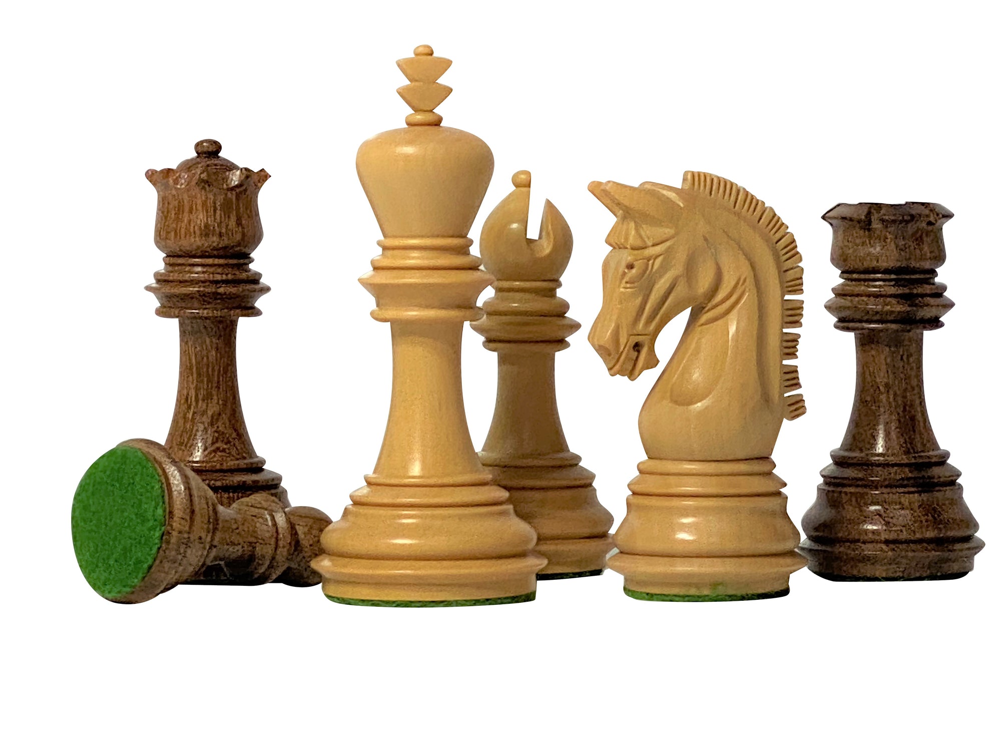 Imperial Acacia Mahogany Chess Set & Mahogany Box - Official Staunton™ 