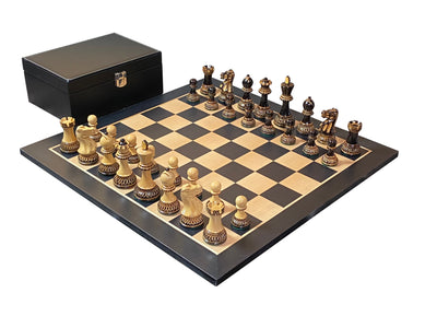 Artistic Parker Anegre Chess Set & Vinyl Box - Official Staunton™ 