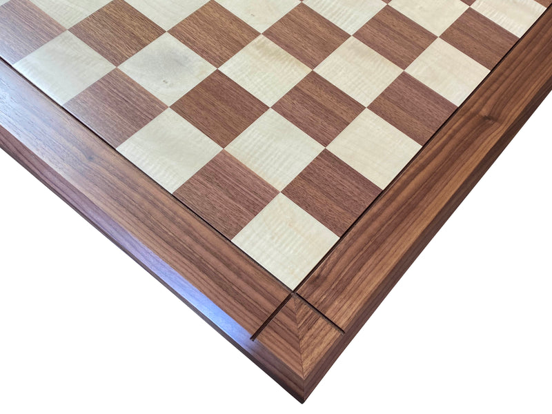Luxury Italian Drueke Walnut Chess Board - Official Staunton™ 