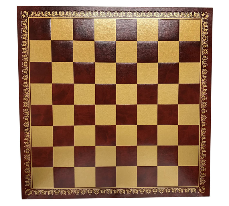 18" Italian Eco Leather Chess Board - Official Staunton™ 