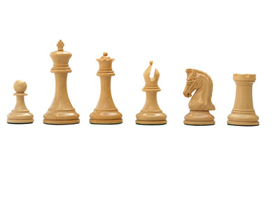 3.75" Tristan Imperial Ebony Chess Pieces - Official Staunton™ 