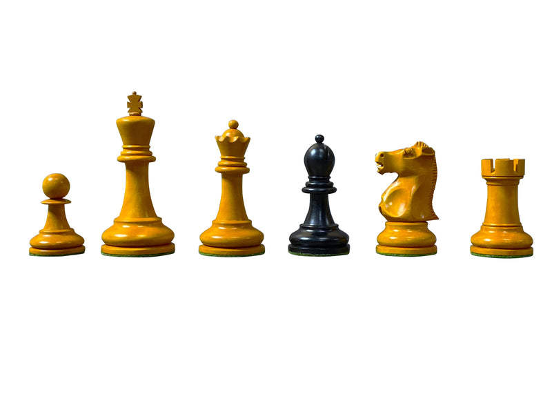 1972 Reykjavik Fischer Antique Chess Pieces - Official Staunton™ 