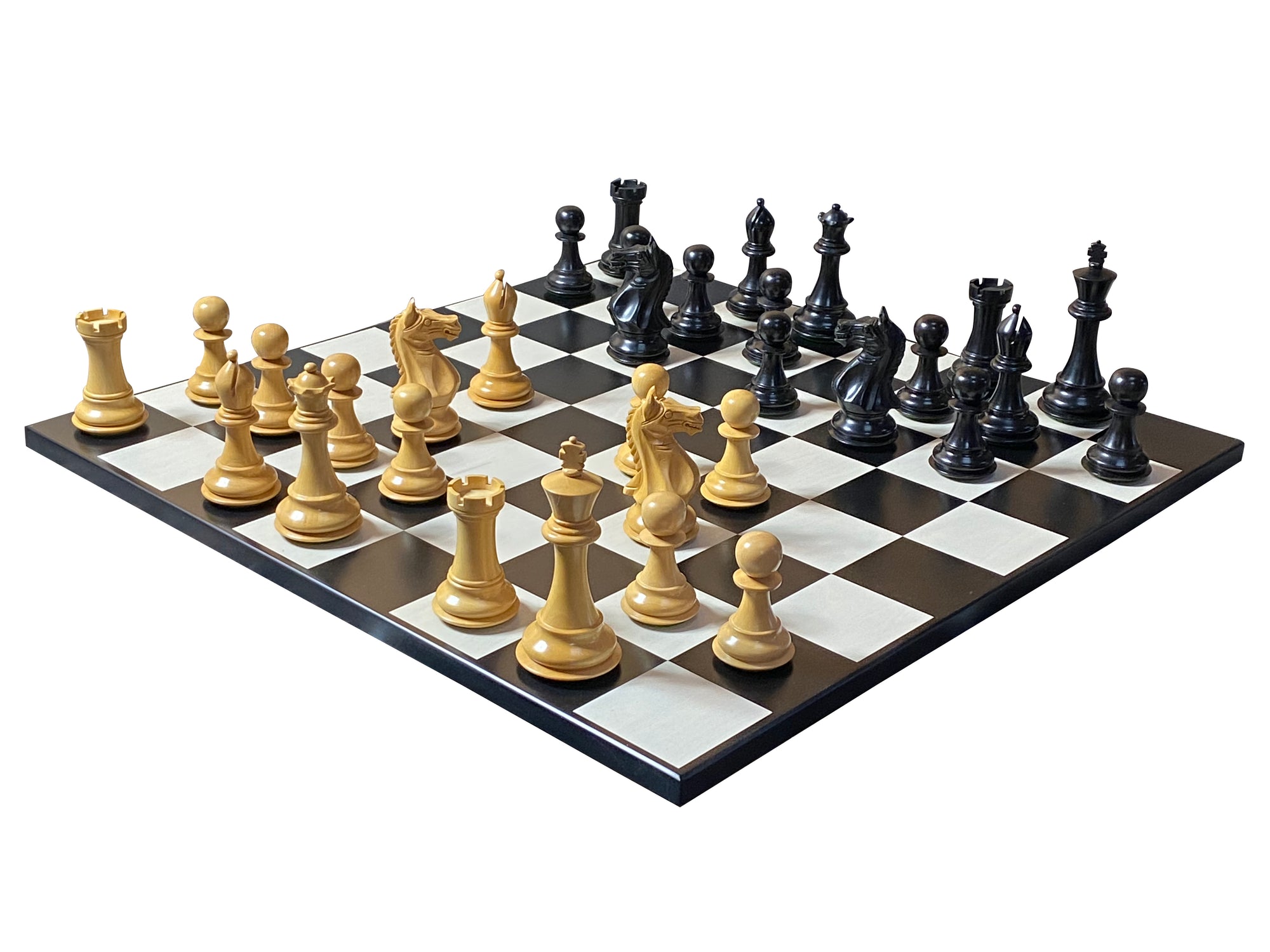 Queens Gambit Supreme Anegre Contemporary Board and Vinyl Box - Official Staunton™ 
