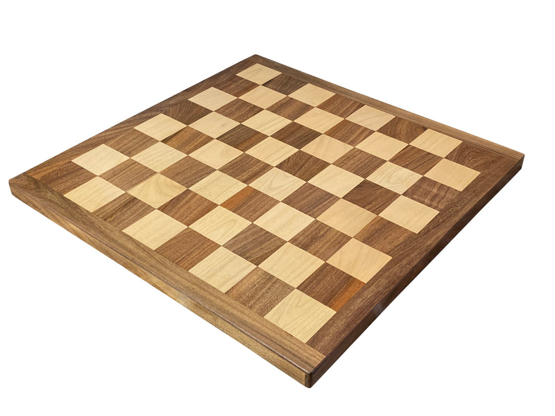 Imperial Acacia Chess Pieces, 18" Solid Wood Board - Official Staunton™ 