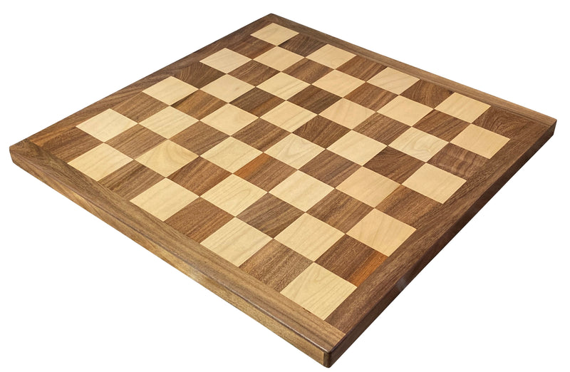 18" Solid Wood Classic Acacia Chess Set & Mahogany Box - Official Staunton™ 