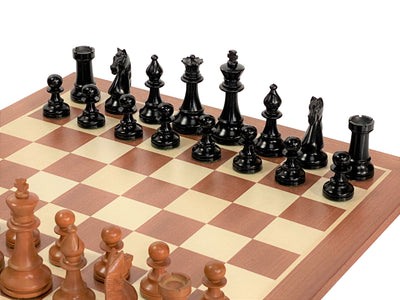Hastings Antique Mahogany Chess Set - Official Staunton™ 