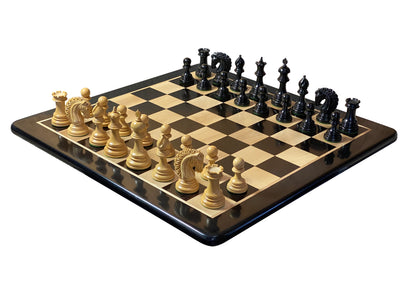 Appaloosa Ezekiel Ebony Chess Set Combination - Official Staunton™ 